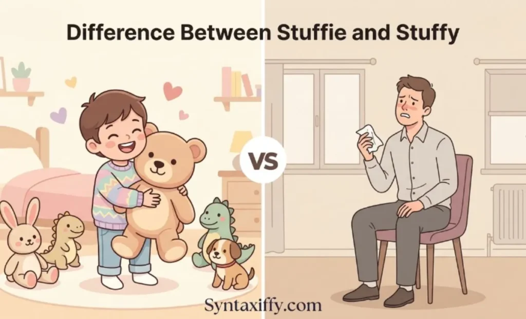 Difference Between Stuffie and Stuffy