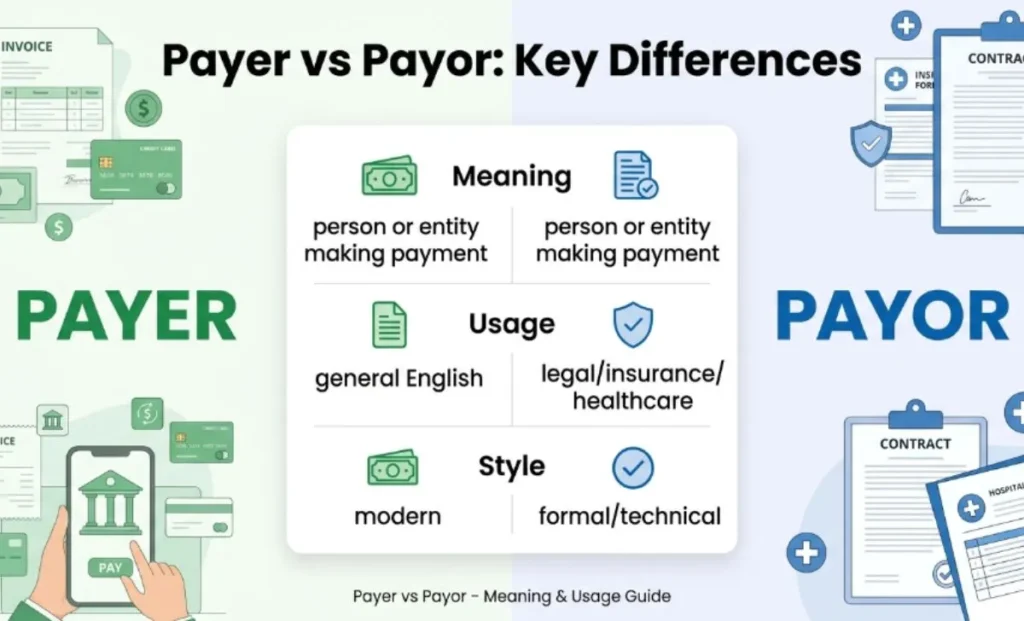 Payer vs Payor: Key Differences