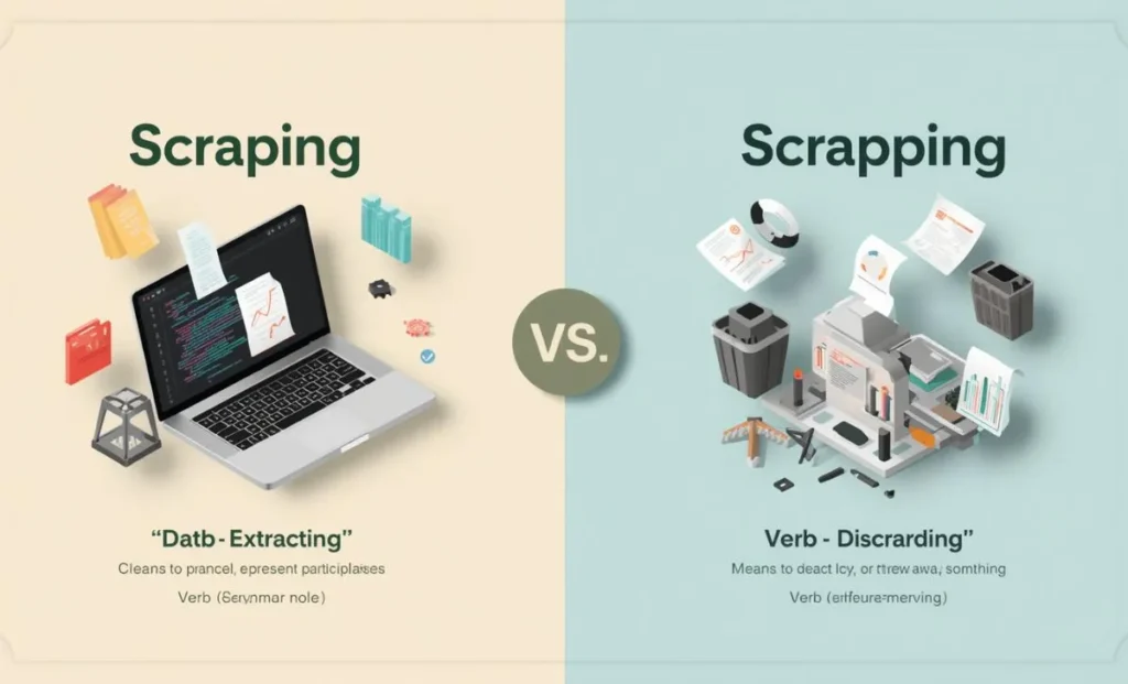 Scrapping or Scraping