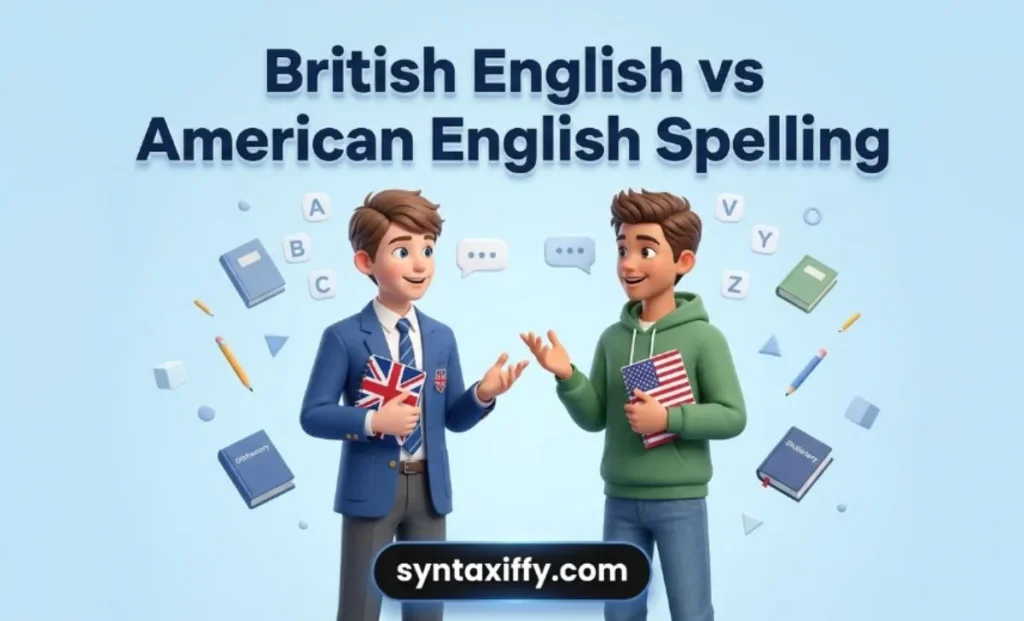 British English vs American English Spelling