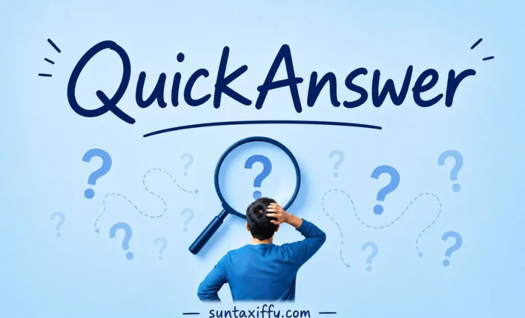 Quick Answer