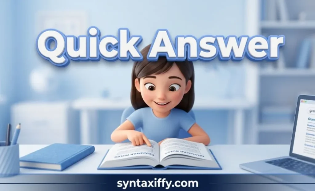 Quick Answer