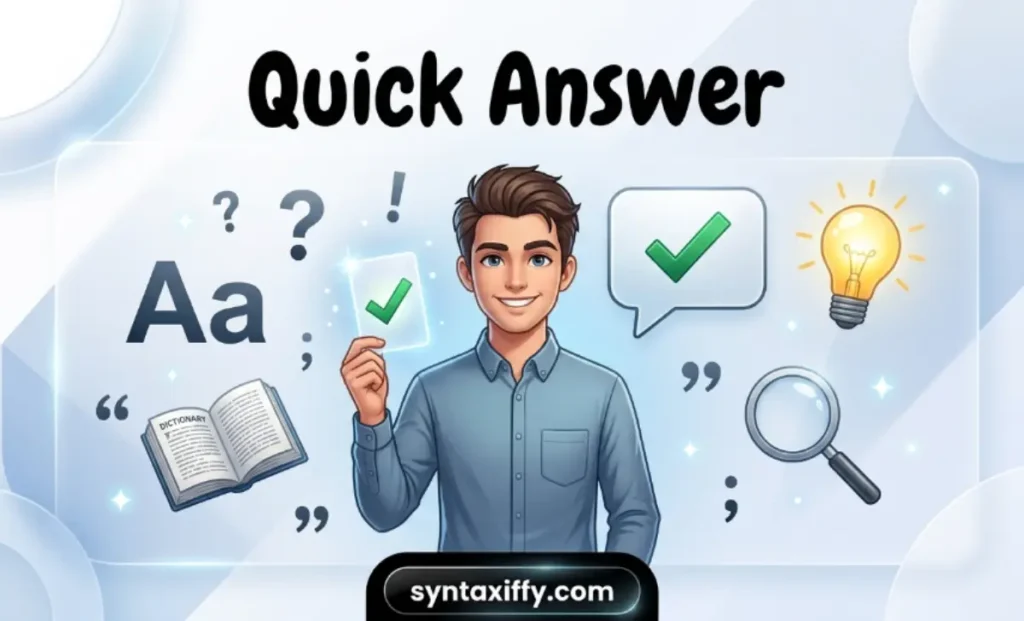 Quick Answer