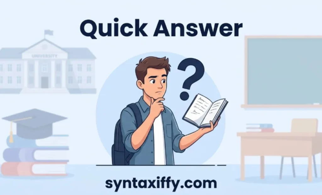 Quick Answer