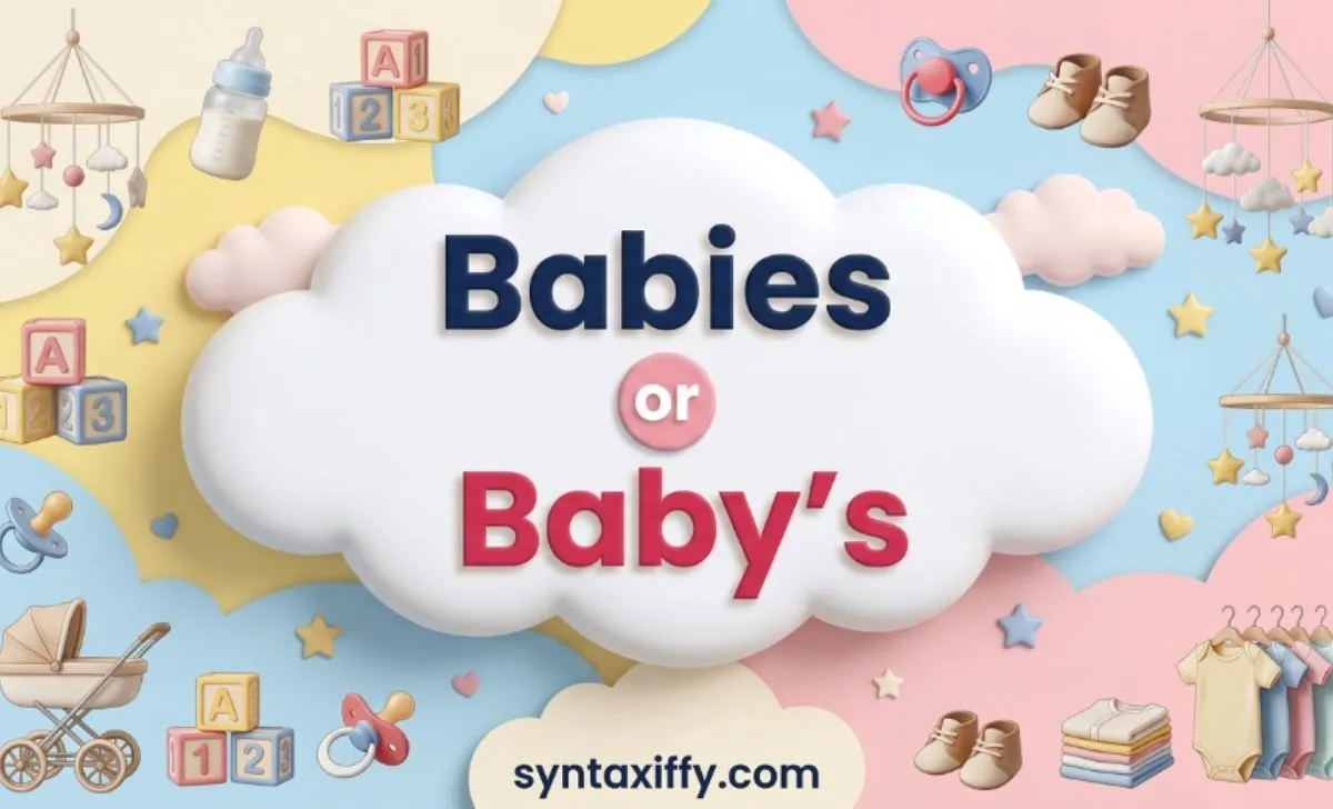Babies or Baby’s