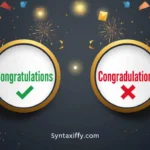 Congratulations or Congradulations