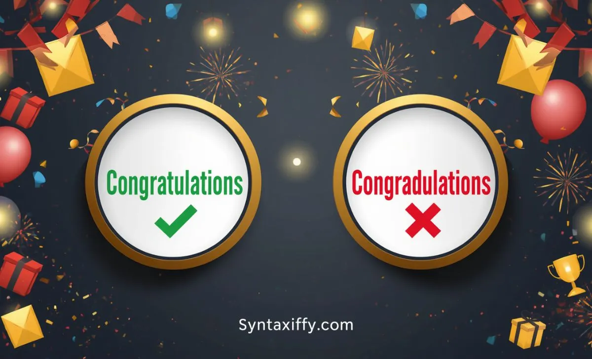 Congratulations or Congradulations