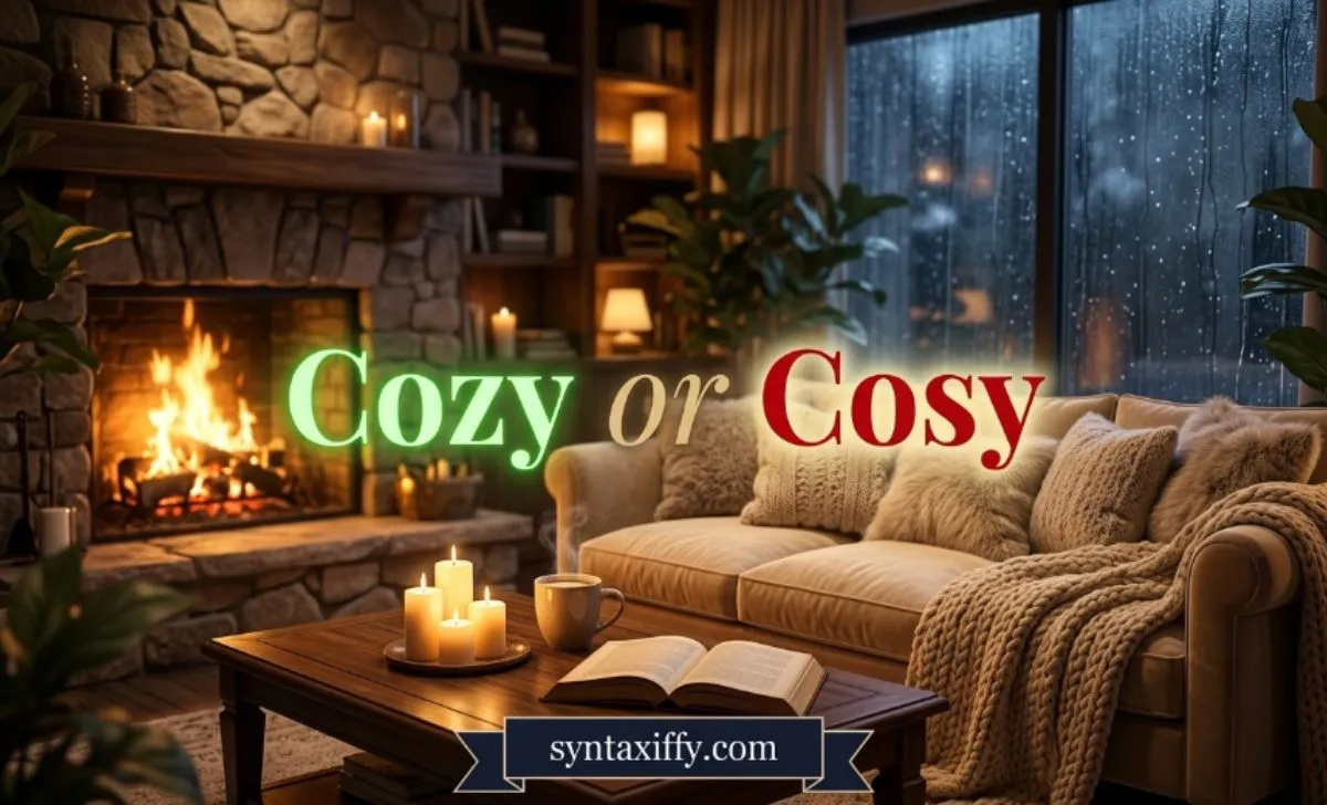 Cozy or Cosy