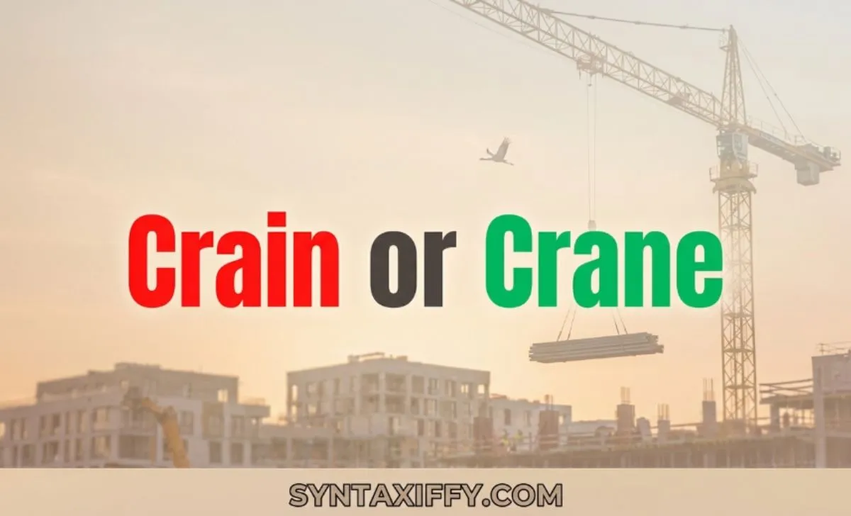 crain or crane