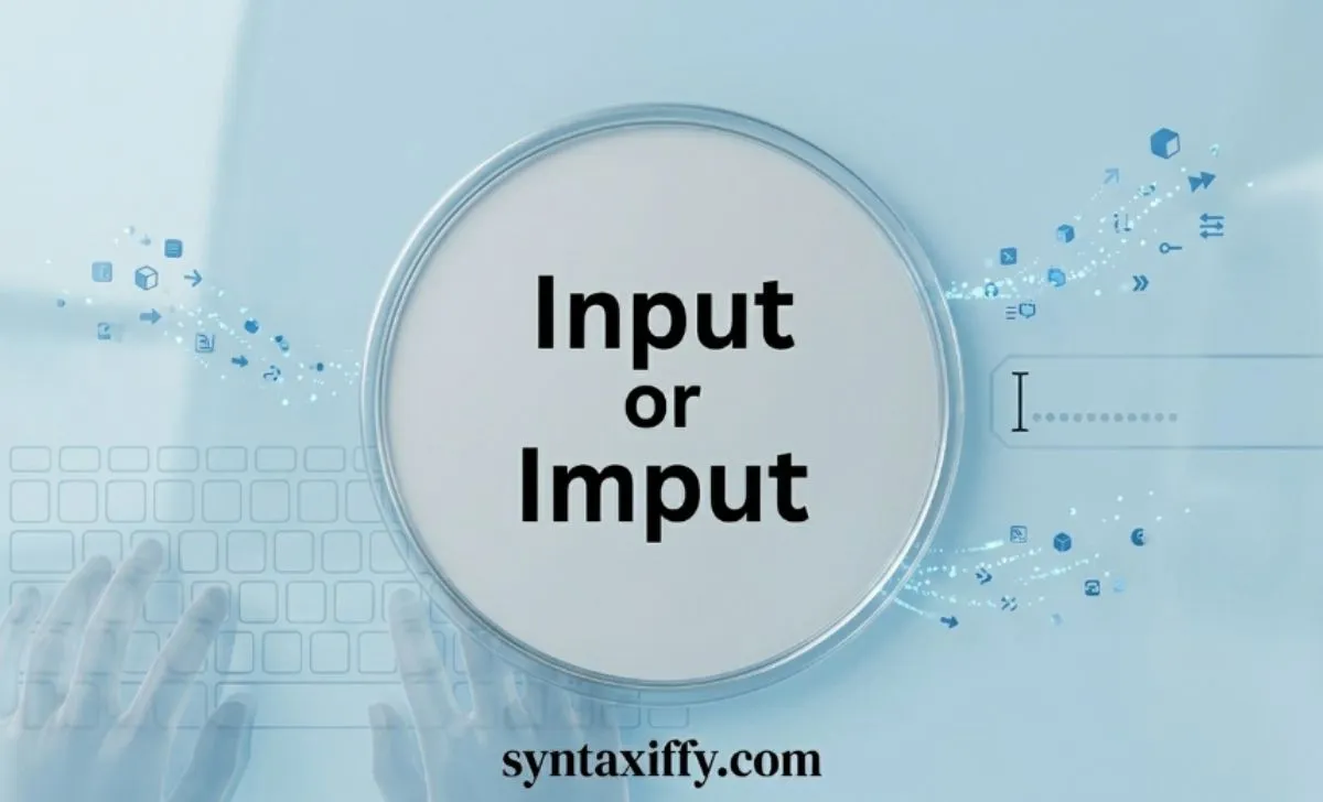 Input or Imput