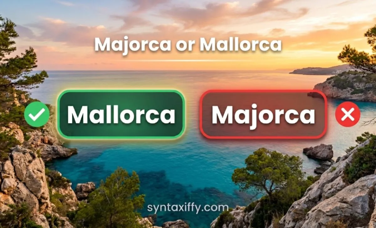 Majorca or Mallorca