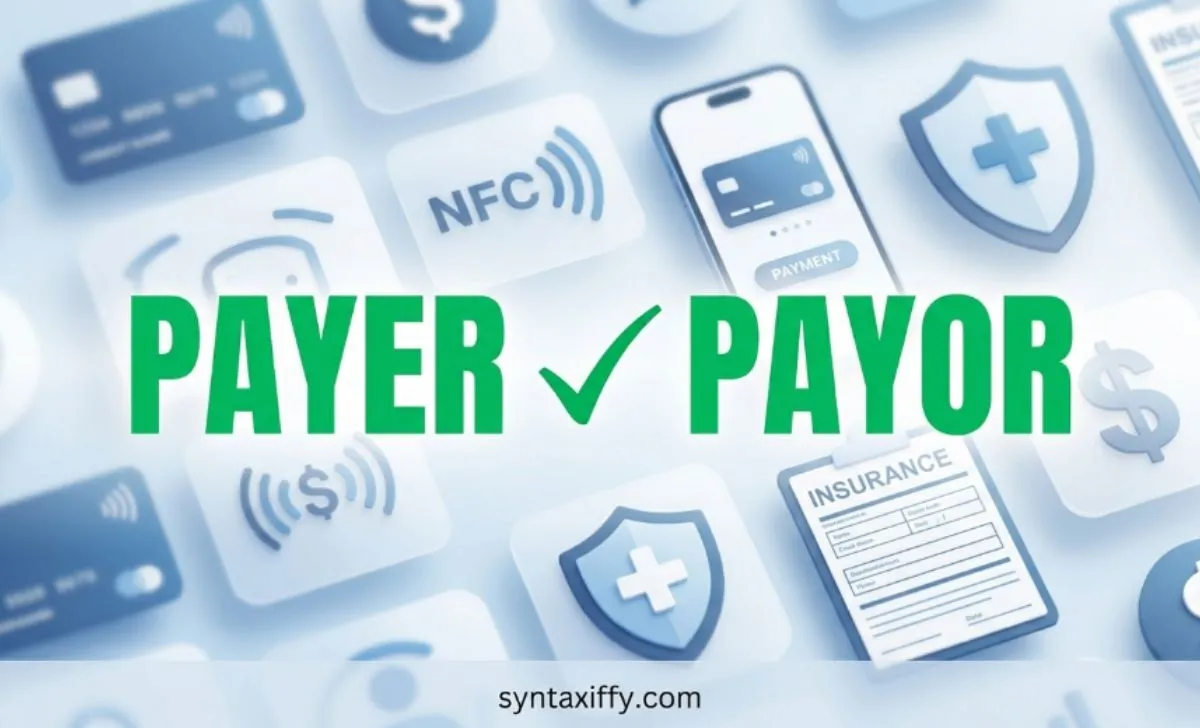 payer or payor