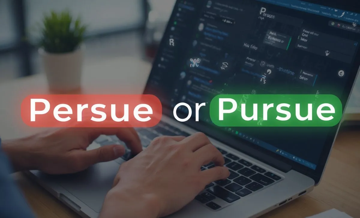 Persue or Pursue