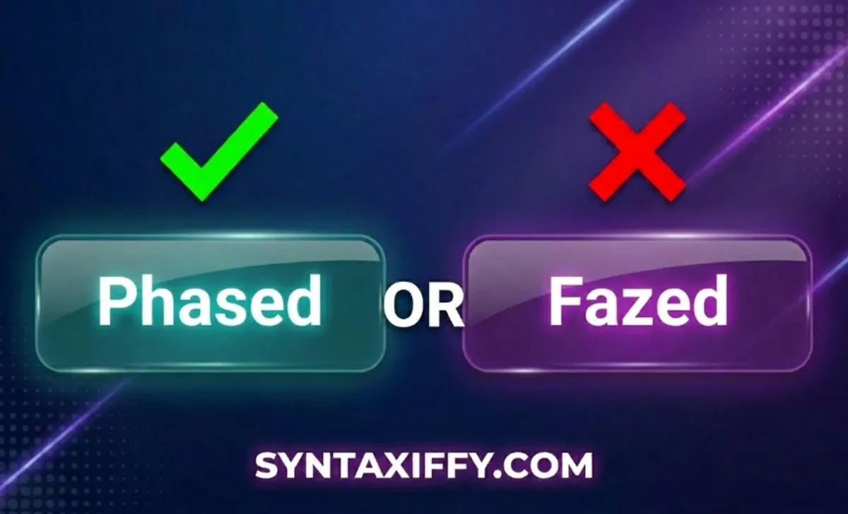 Phased or Fazed