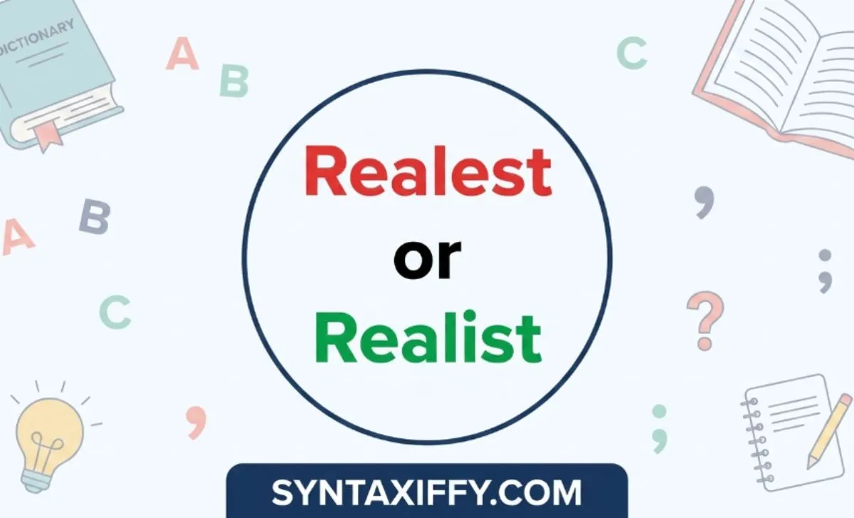 Realest or Realist