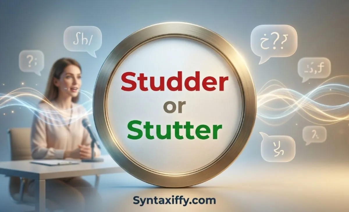 Studder or Stutter