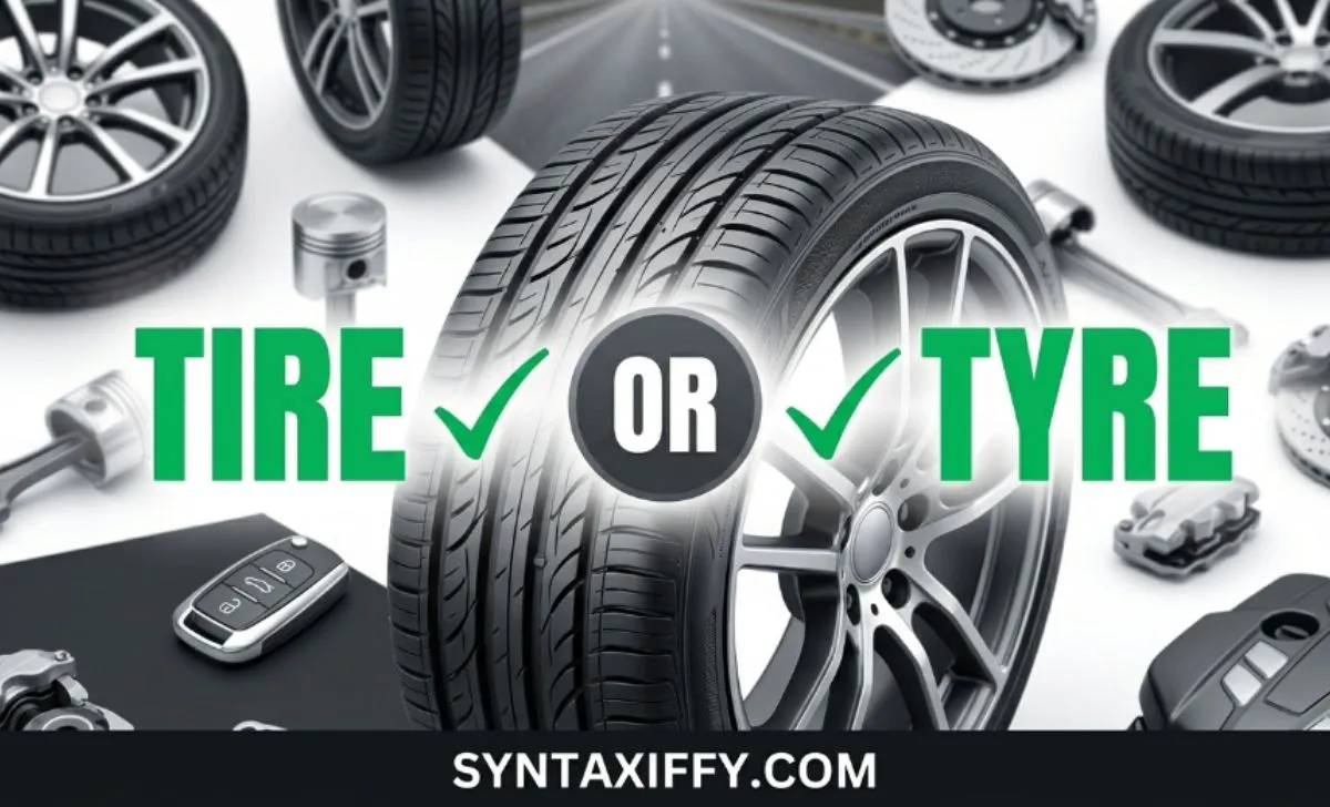 tire or tyre