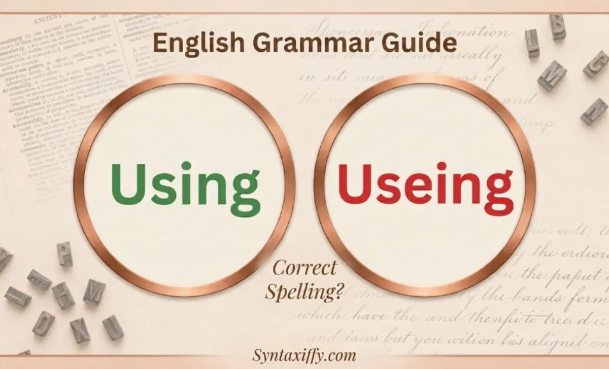 Using or Useing