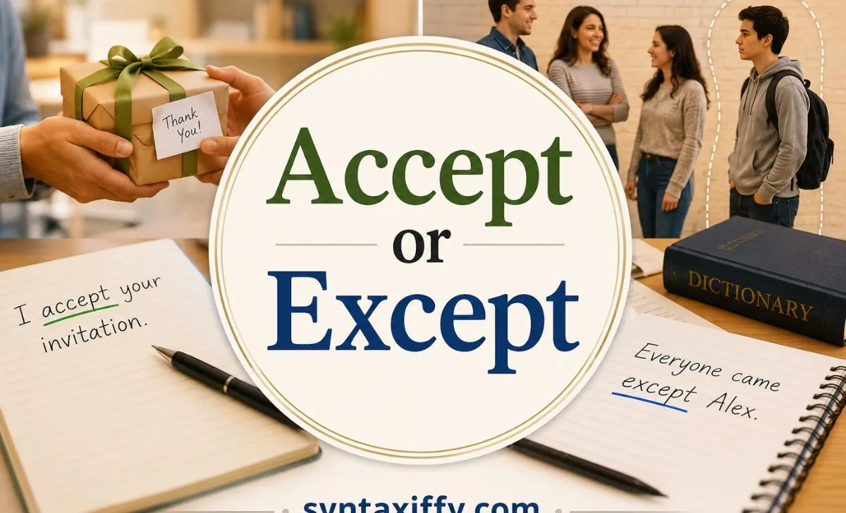 Accept or Except