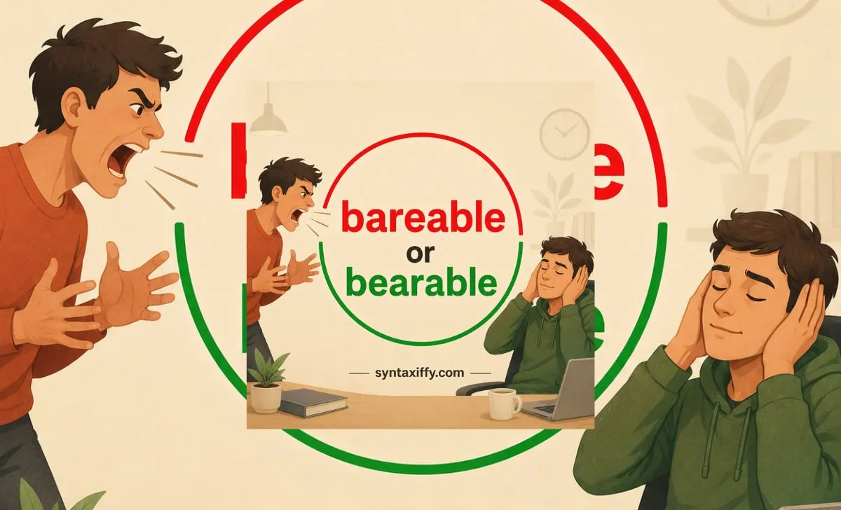 Bareable or Bearable