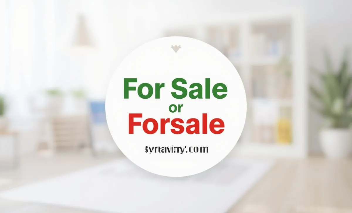 For Sale or Forsale
