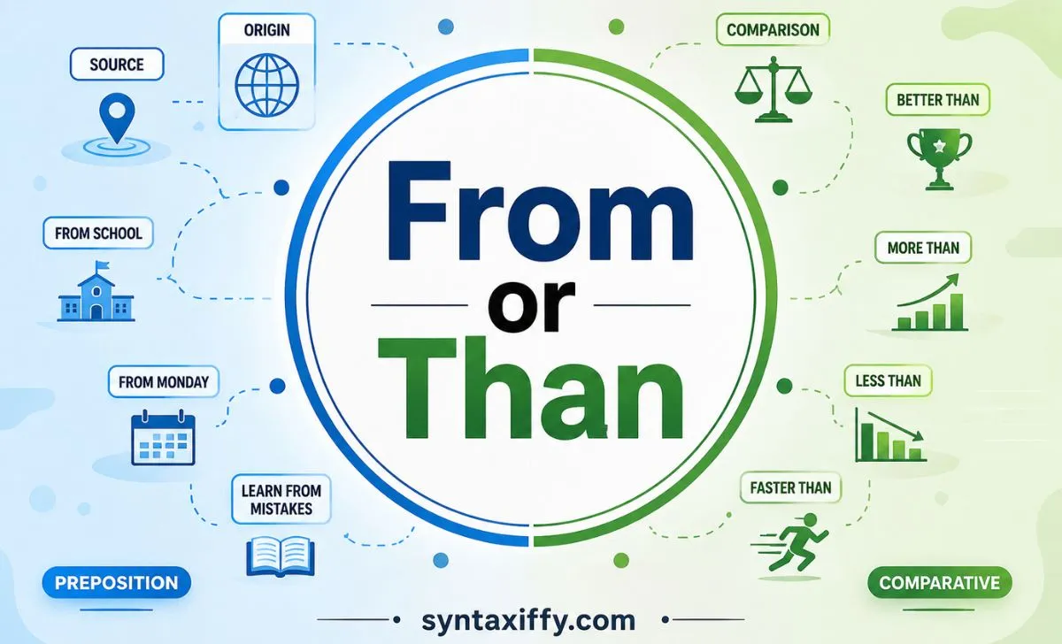 From or Than