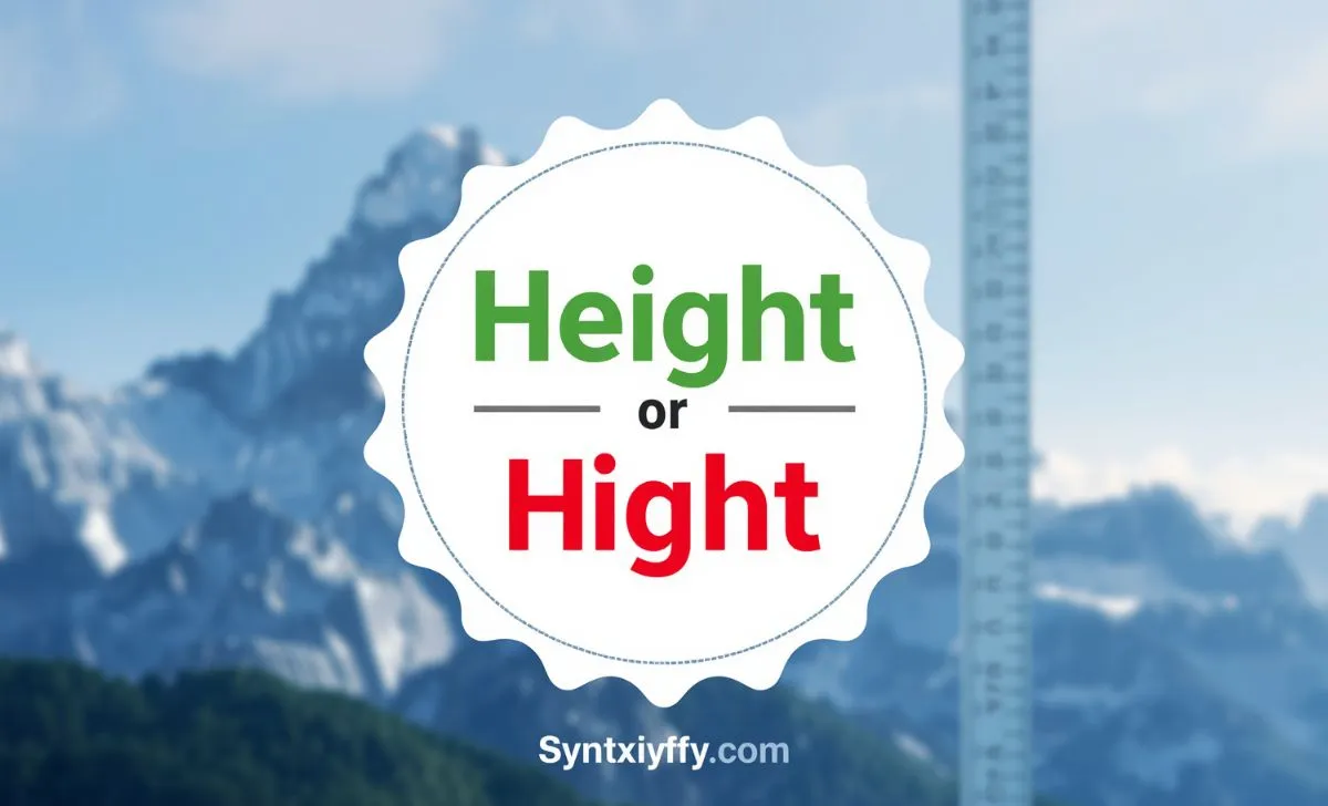 Height or Hight