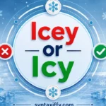 Icey or Icy