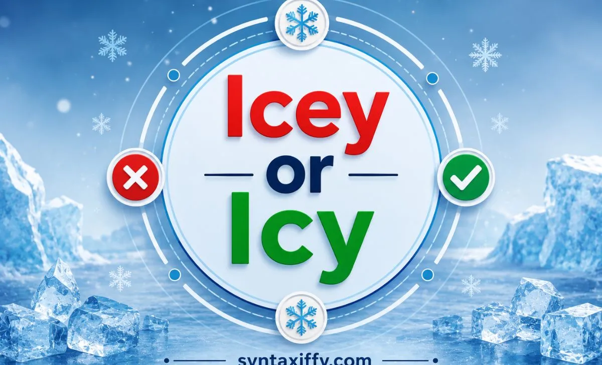 Icey or Icy