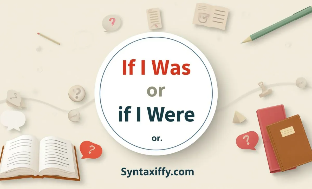 If I Was or If I Were
