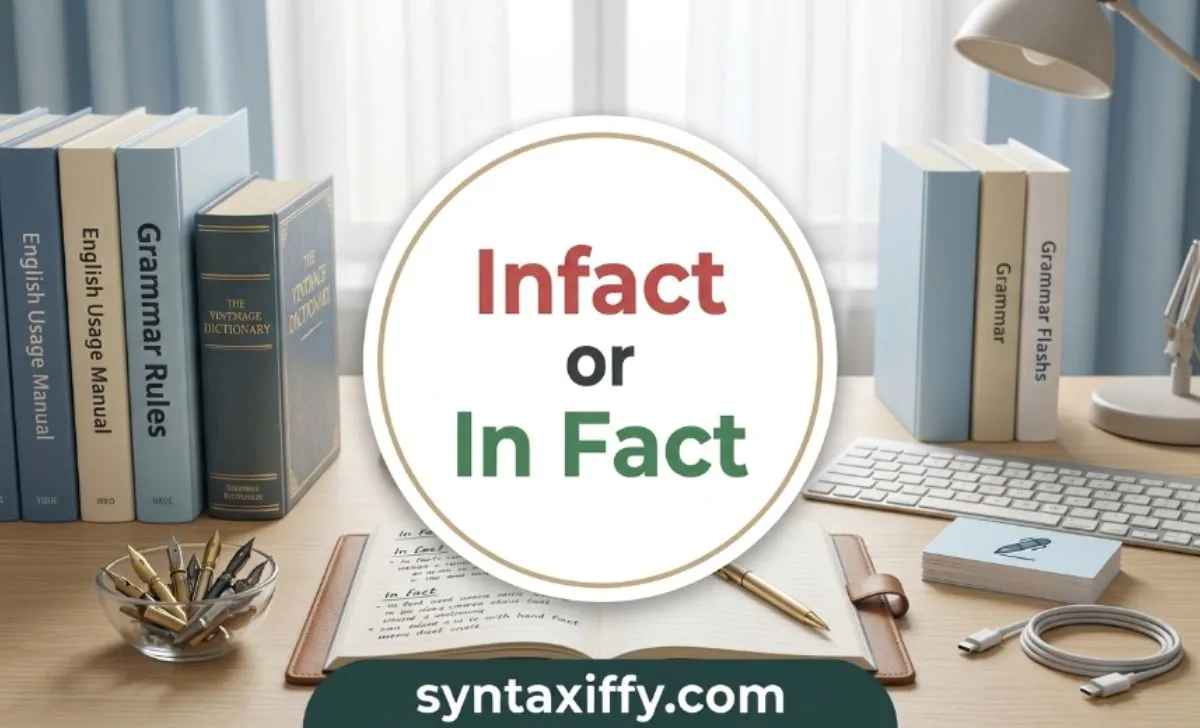 Infact or In Fact
