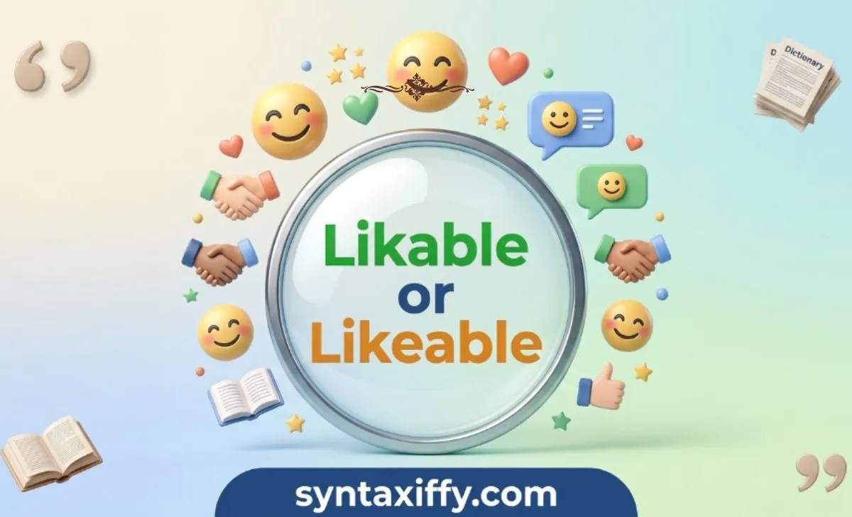 Likable or Likeable