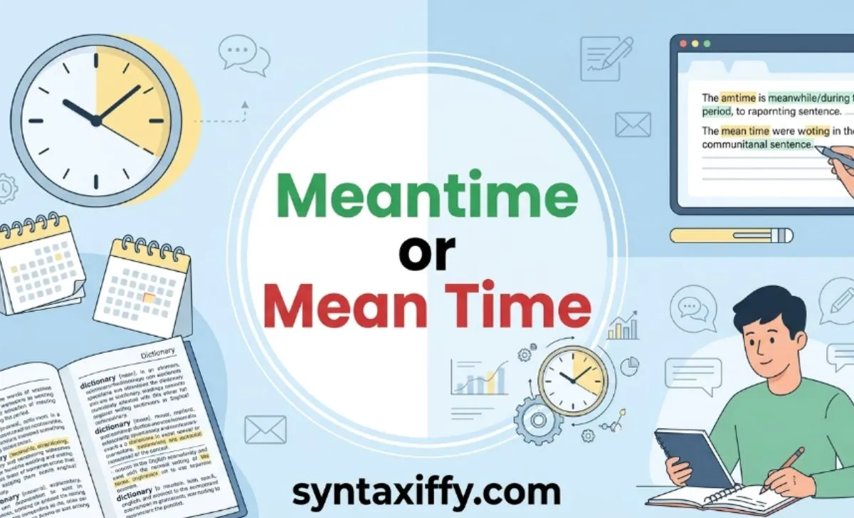 Meantime or Mean Time