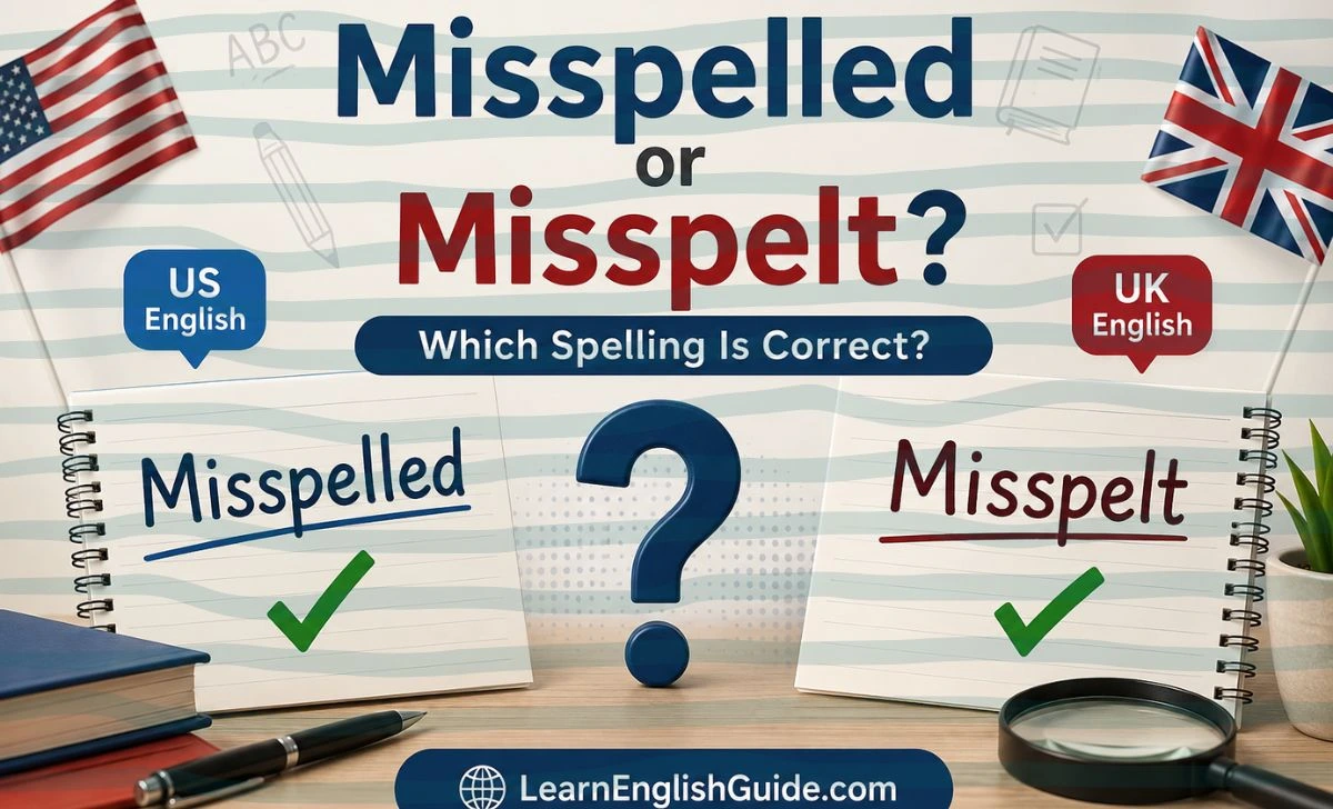 Misspelled or Misspelt