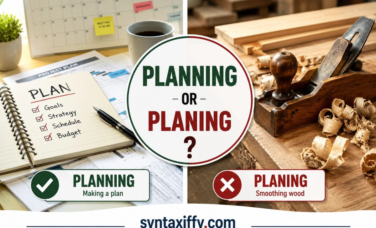 planning or planing