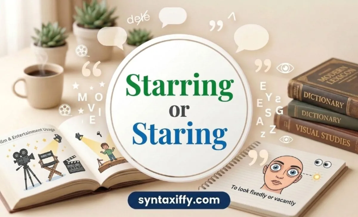Starring or Staring