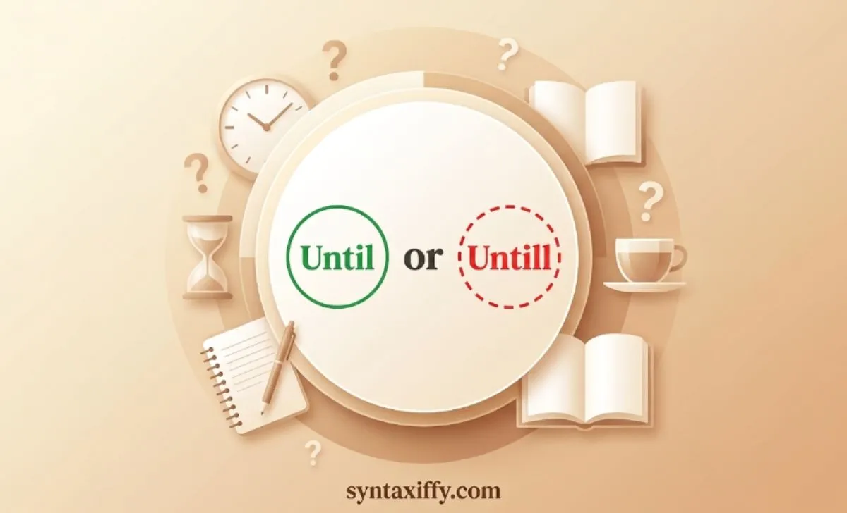 Until or Untill