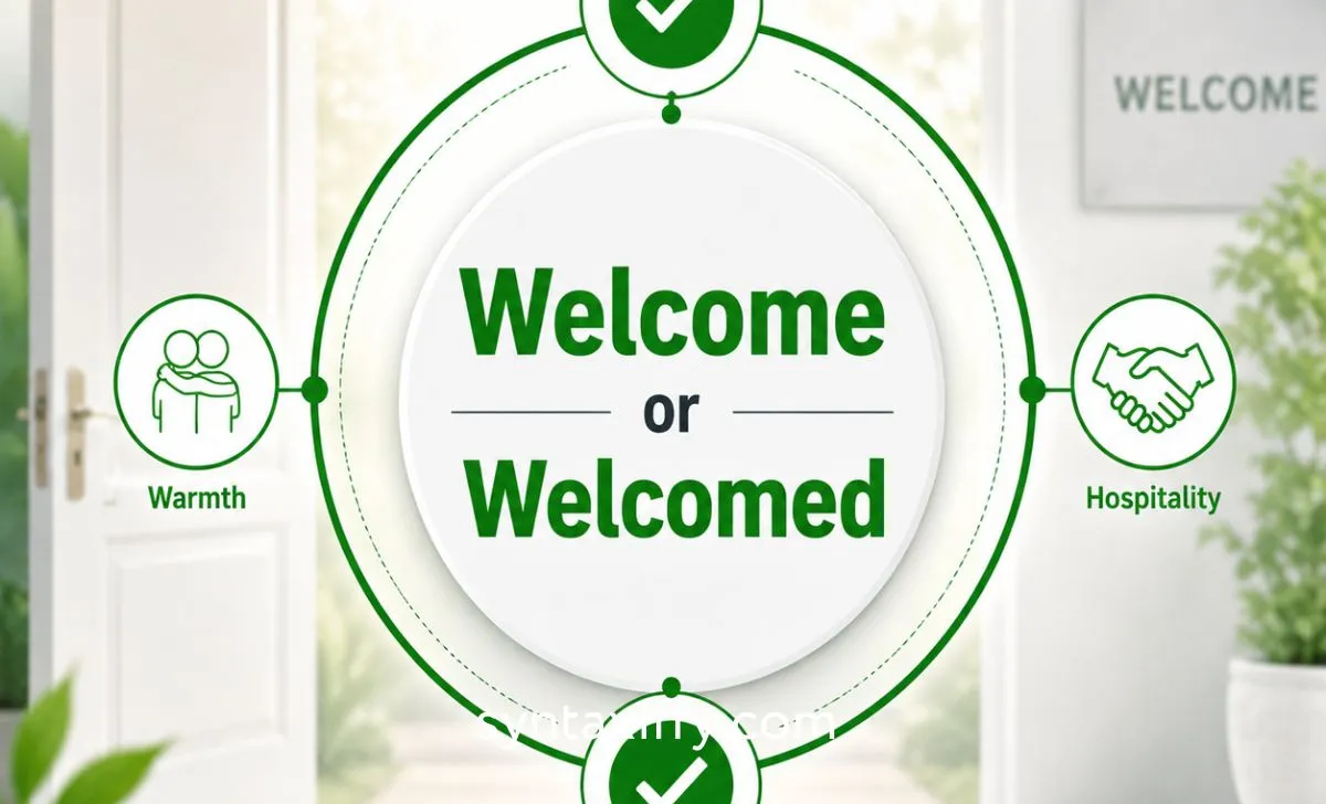 Welcome or Welcomed