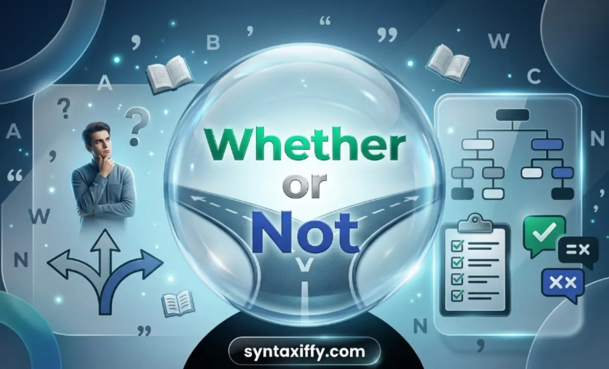 whether or not