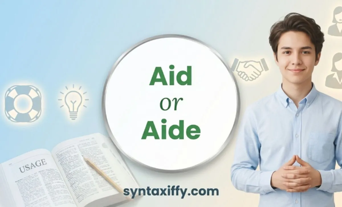 Aid or Aide