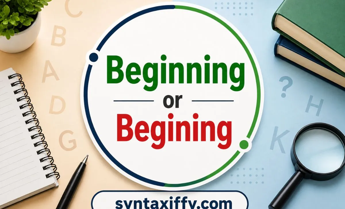 Beginning or Begining