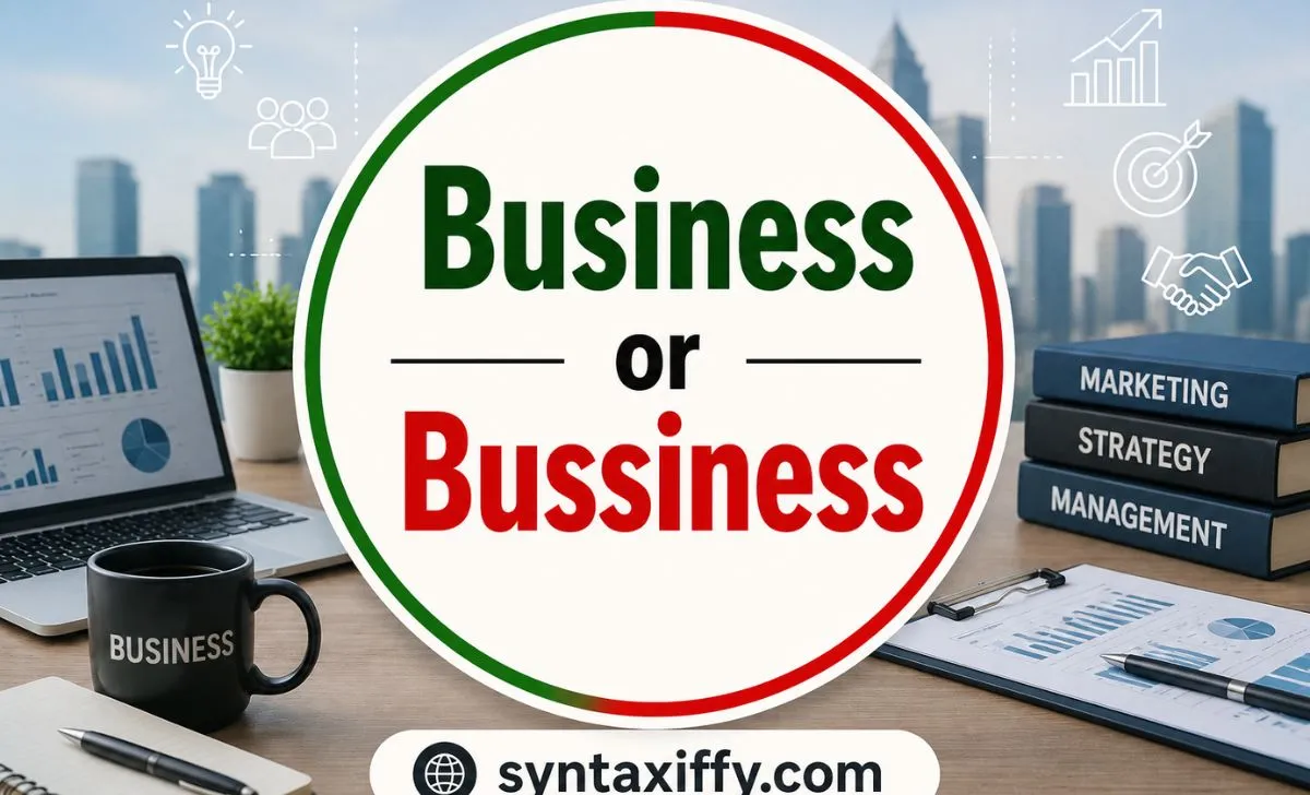 Business or Bussiness