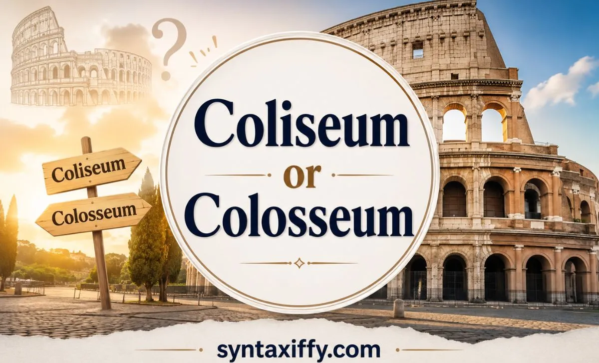 Coliseum or Colosseum