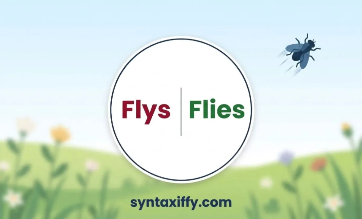 Flys or Flies