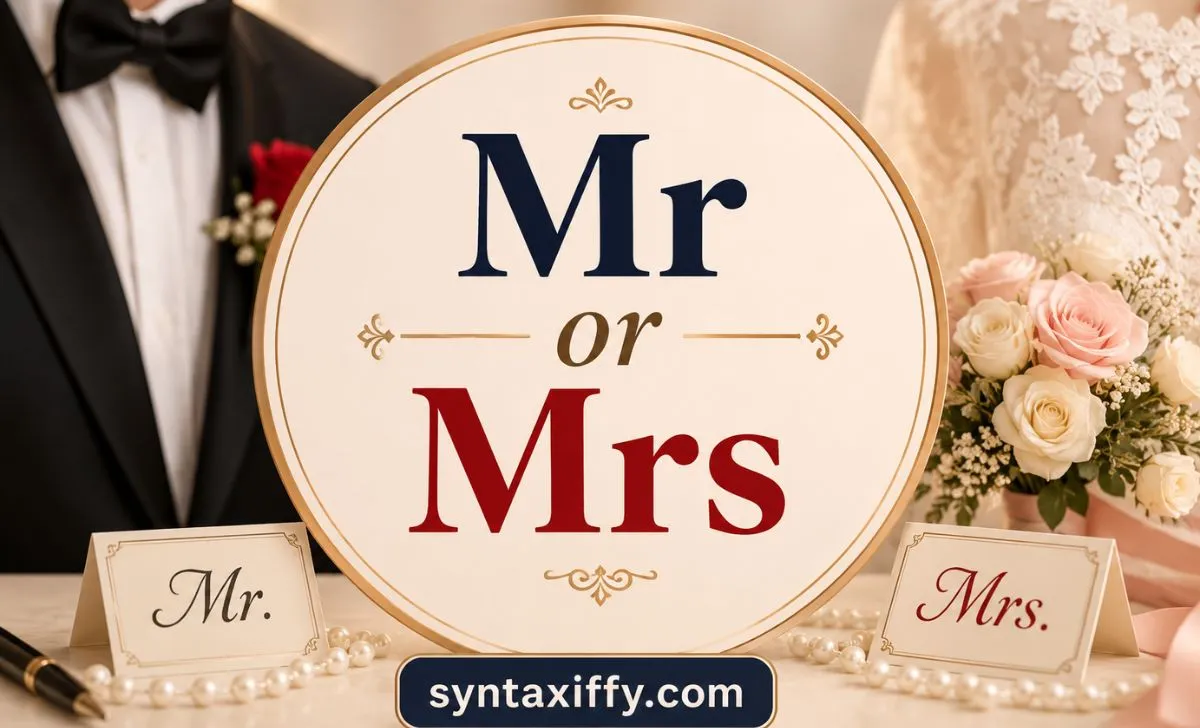 Mr or Mrs
