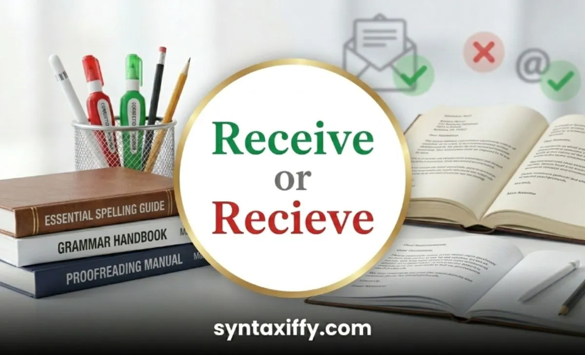 Receive or Recieve