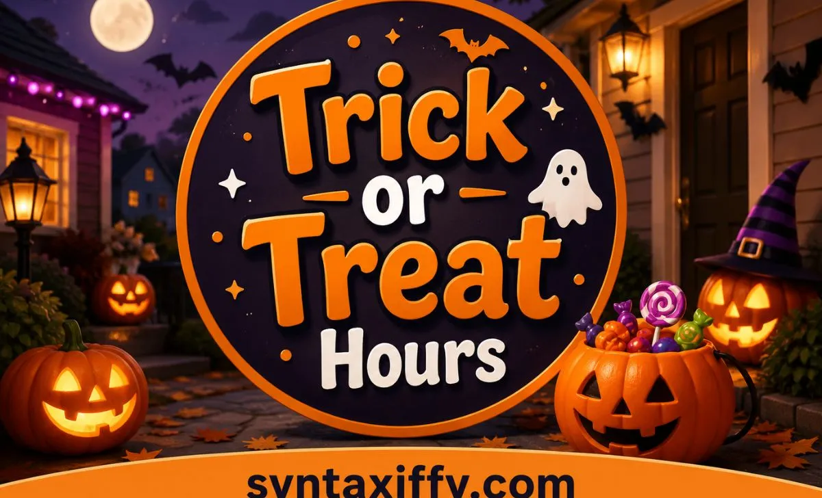 Trick or Treat Hours
